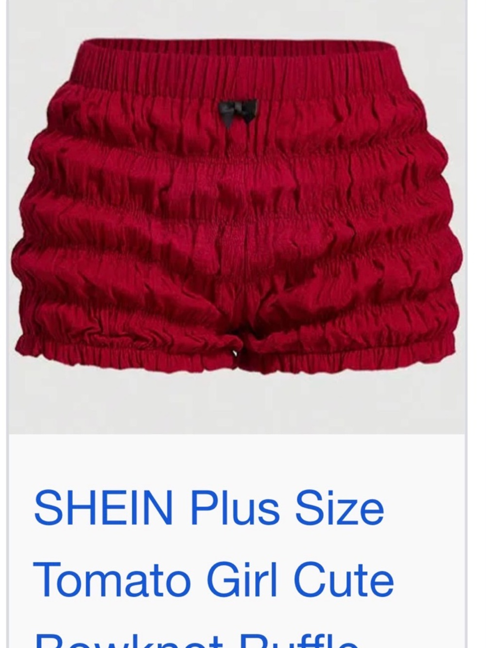 SHEIN Ruffle Shorts - Picture 3 of 3